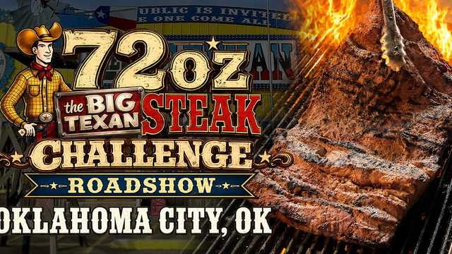 Route 66 Centennial Caravan to feature Big Texan Challenge steak-eating showdown in OKC