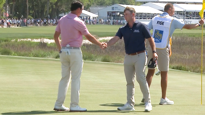 Former Georgia Southern star Steven Fisk remains in contention at RBC ...