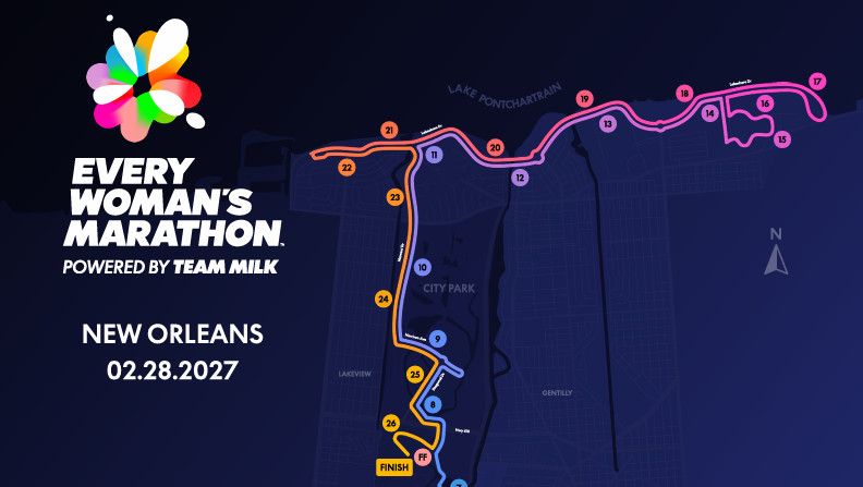 Course revealed for Every Woman's Marathon in New Orleans in 2027