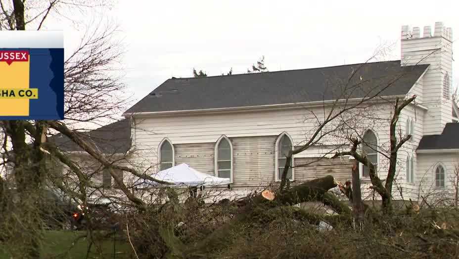 Tornado leaves significant damage to Sussex church