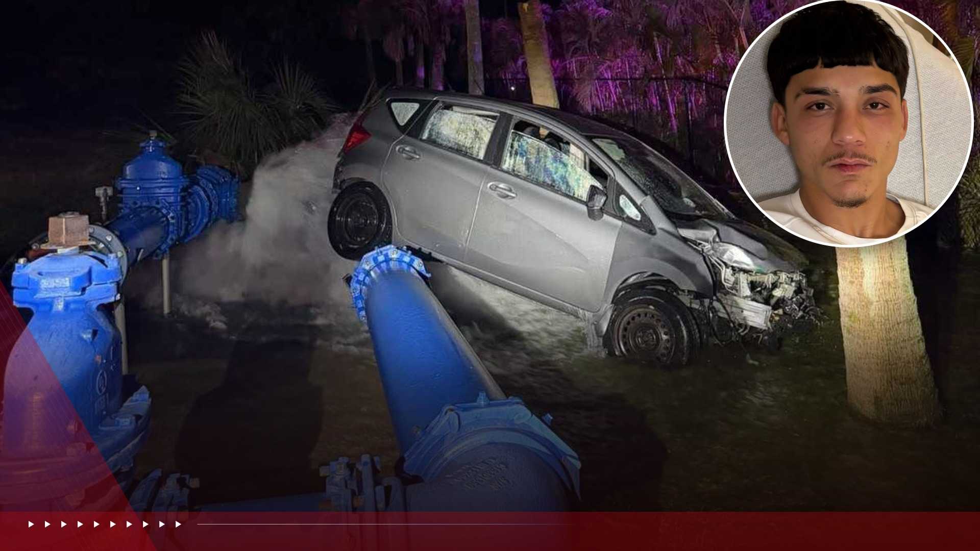 Hobe Sound water service restored following crash; Boil water advisory remains