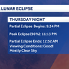 How to view Thursday night's partial lunar eclipse