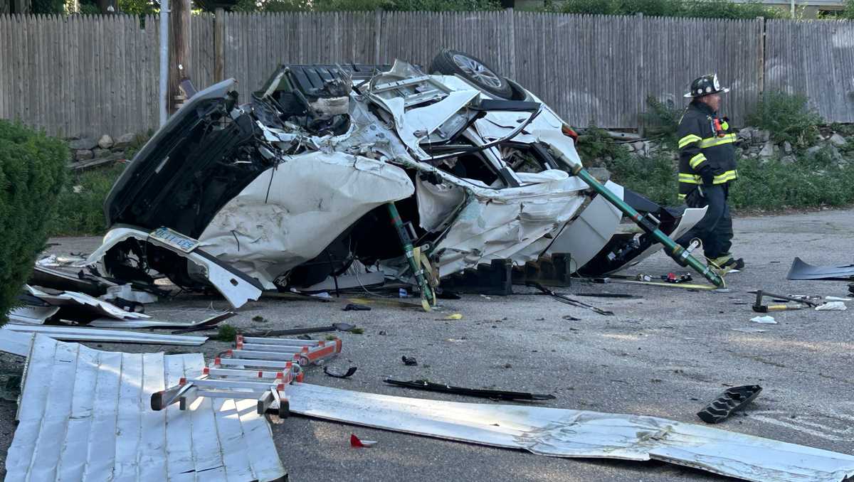 Man dies after vehicle hits utility pole, Westwood motel