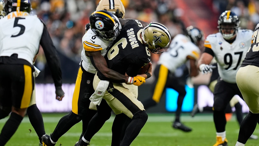 Saints rush for just 18 yards in 16-10 loss to Steelers to spoil their Paris week