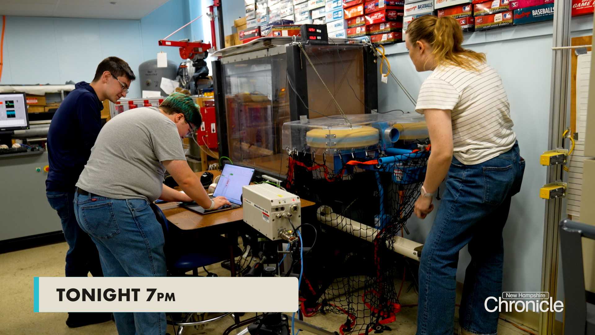 Tonight on NH Chronicle: Sports Research and Plastic Monkeys