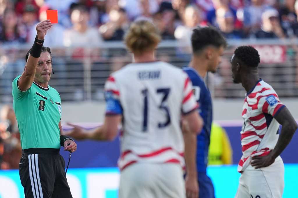 What Folarin Balogun's red card means for US