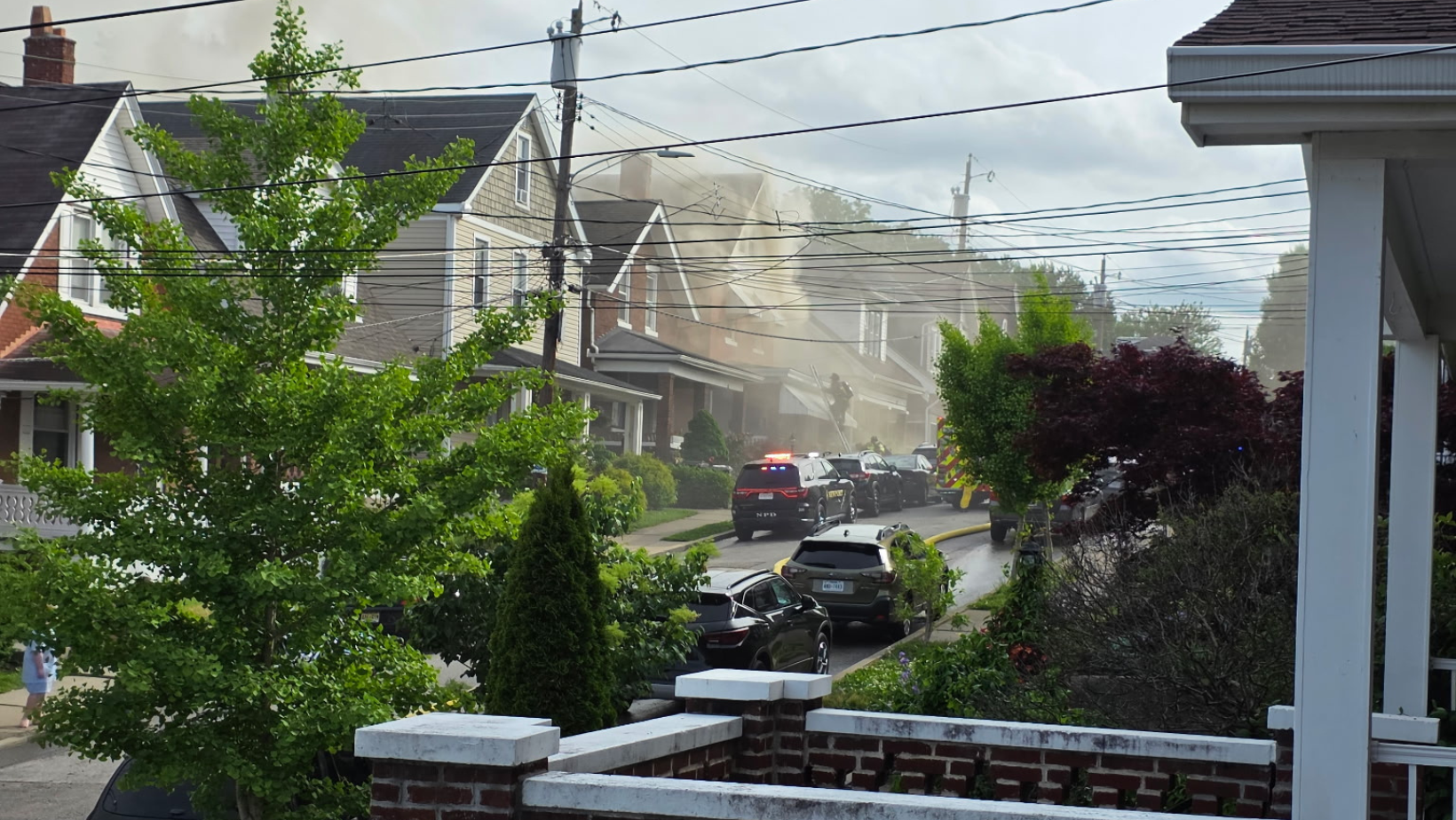 wlwt.com - Matthew Dietz - Officials: 2 hospitalized after massive house fire in Newport