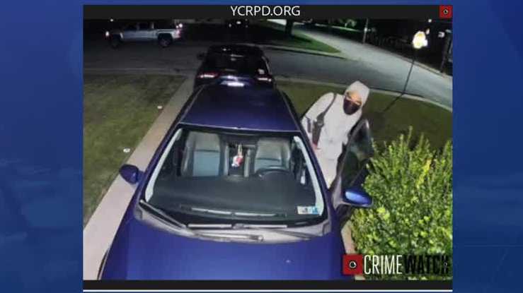 York County police investigate car thefts, seek help identifying suspect