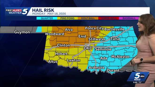 Oklahoma Storm Risk May 18, 2026