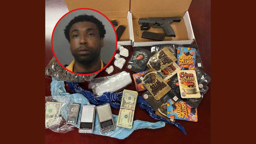 South Carolina convicted felon with cop killer handgun arrested
