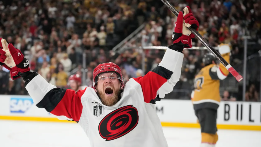 Hurricanes use stifling defense to blank Golden Knights 3-0 in Game 6 and win the Stanley Cup