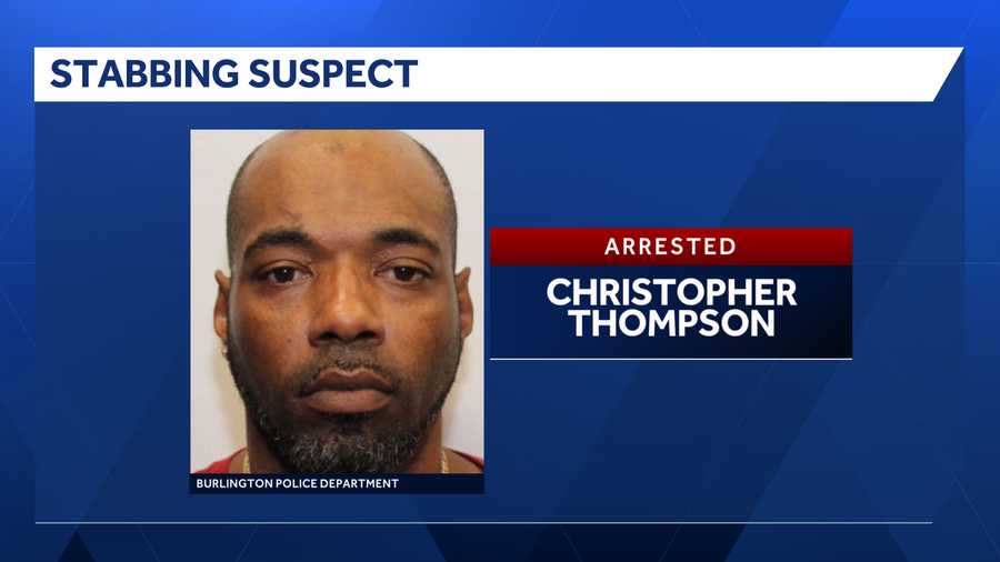 Burlington police arrest man accused of stabbing wheelchair-bound victim