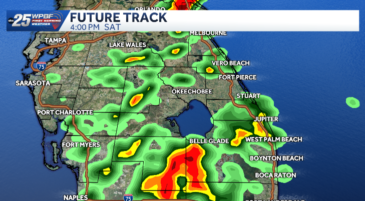 South Florida could see scattered storms all weekend