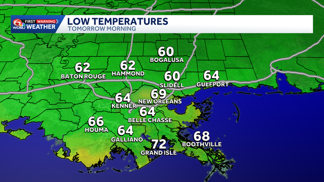 Warm and breezy on Sunday with patchy morning fog possible