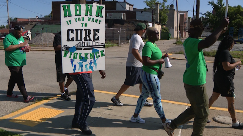 Cure Mon Valley hosts peace march in Clairton in the wake of deadly shootings