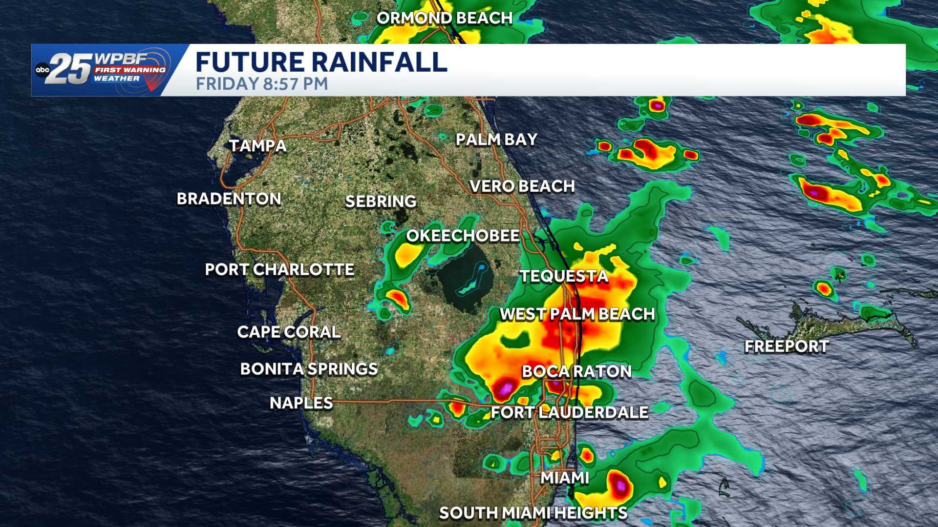 Widespread downpours possible in South Florida as tropical moisture builds this weekend