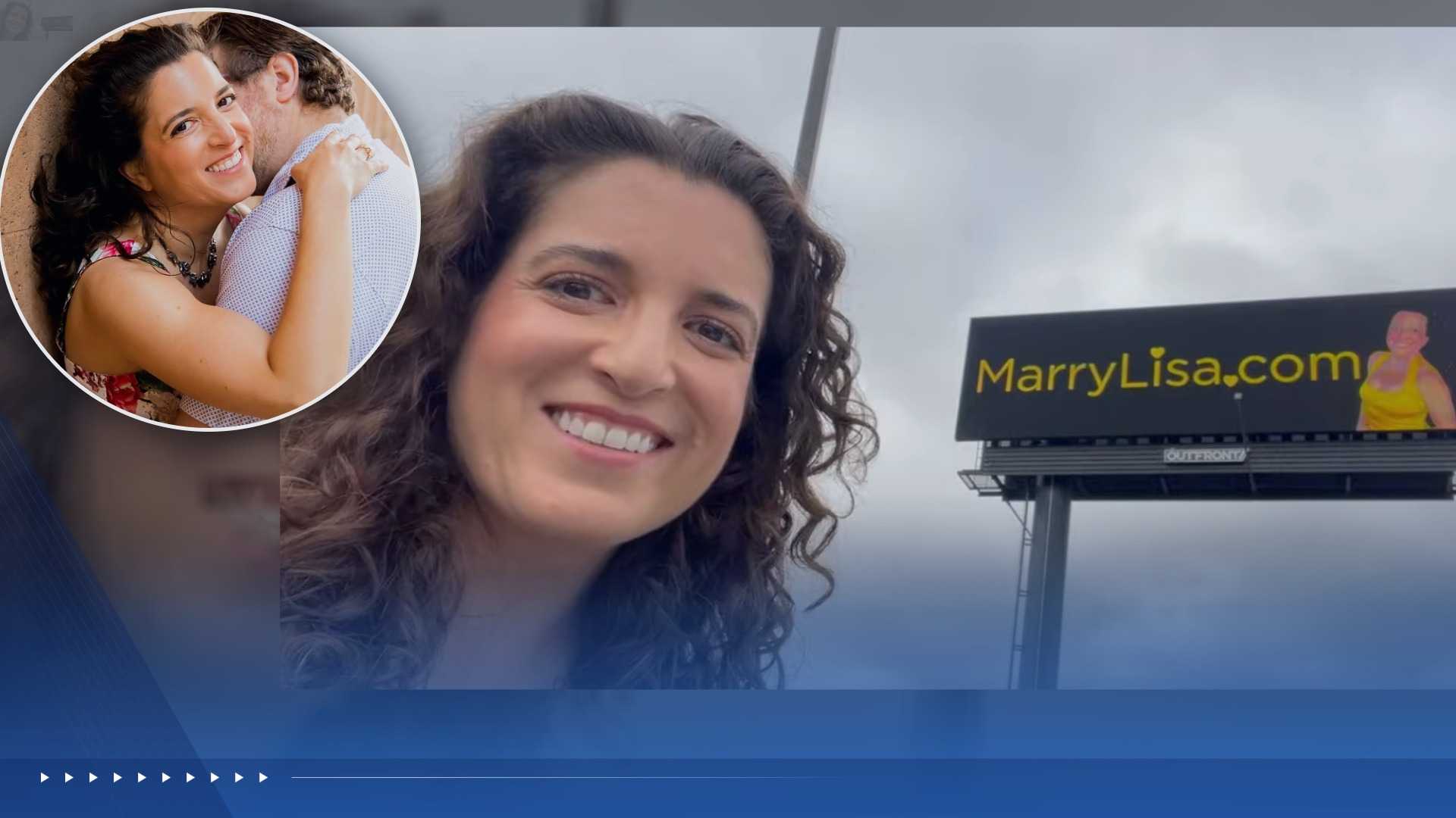 ‘I’m very happy’: Woman finds love after searching for husband on billboards