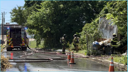 Fire reported near Husbands and Westbrook streets in Greensboro