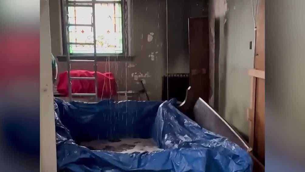 Local church hit with $25K in repairs after heavy rain causes damage