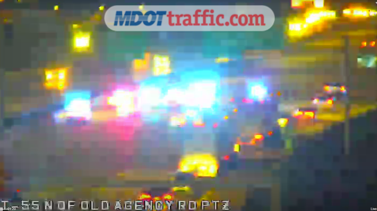 Police activity causes delays on I-55 near Old Agency Road