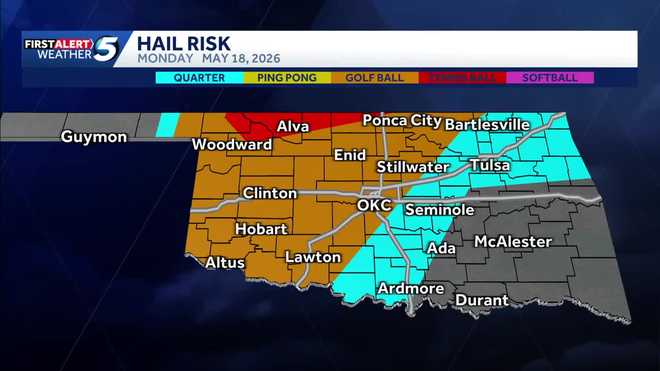 oklahoma storm risk may 18, 2026