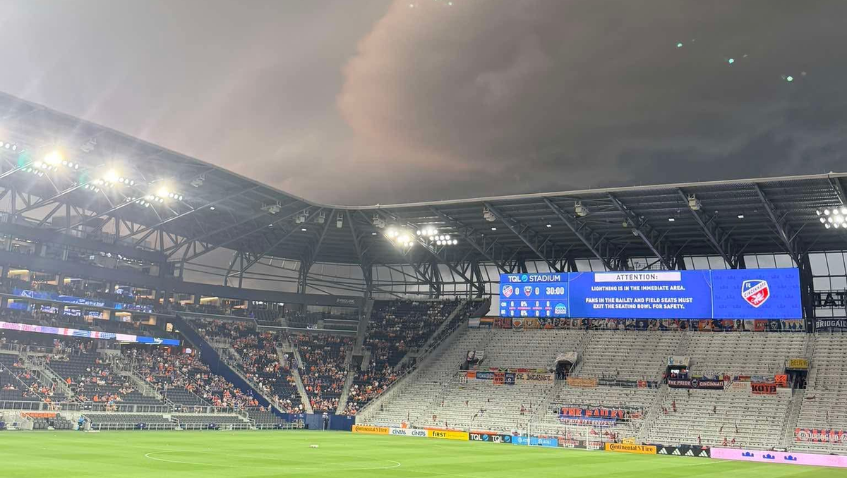 FC Cincinnati's matchup with DC United postponed after storms move through the Tri-State