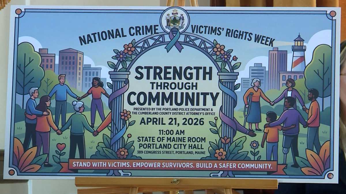Leaders in Portland hold event to recognize National Crime Victims' Rights Week