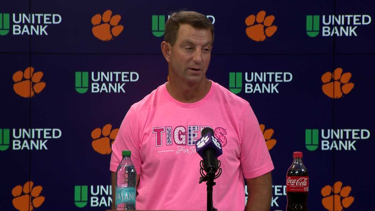Dabo Swinney previews Clemson's primetime matchup with No. 4 Miami