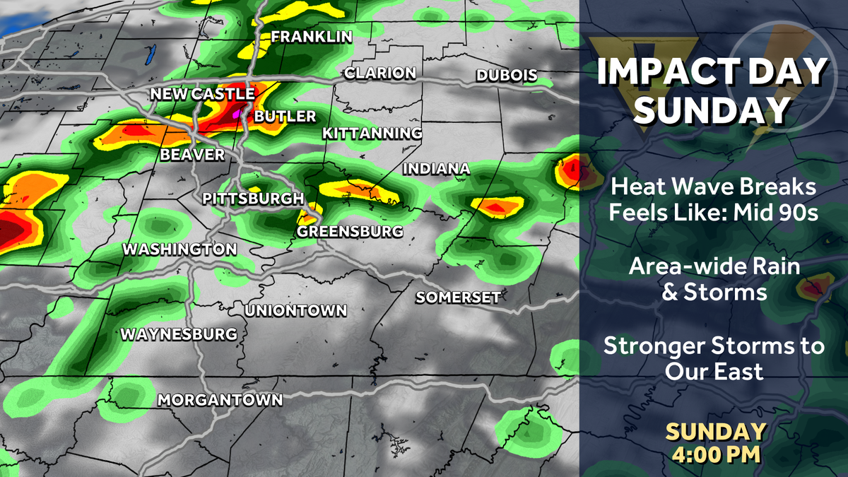 Impact Day: More rain and storms for western PA