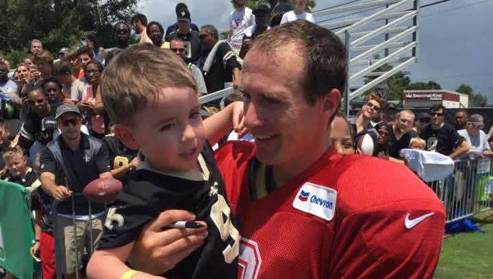 Louisiana families honor Drew Brees with baby and pet names