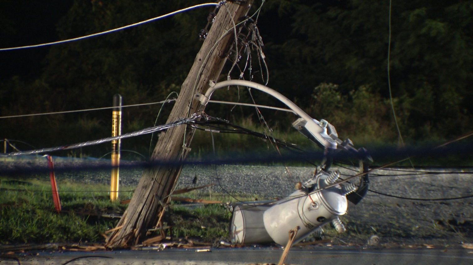 Section of Brownsville Road in South Park closed due to downed wires , utility pole