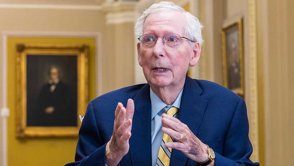 McConnell spoke with reporters during Capitol Hill return — but no video was allowed