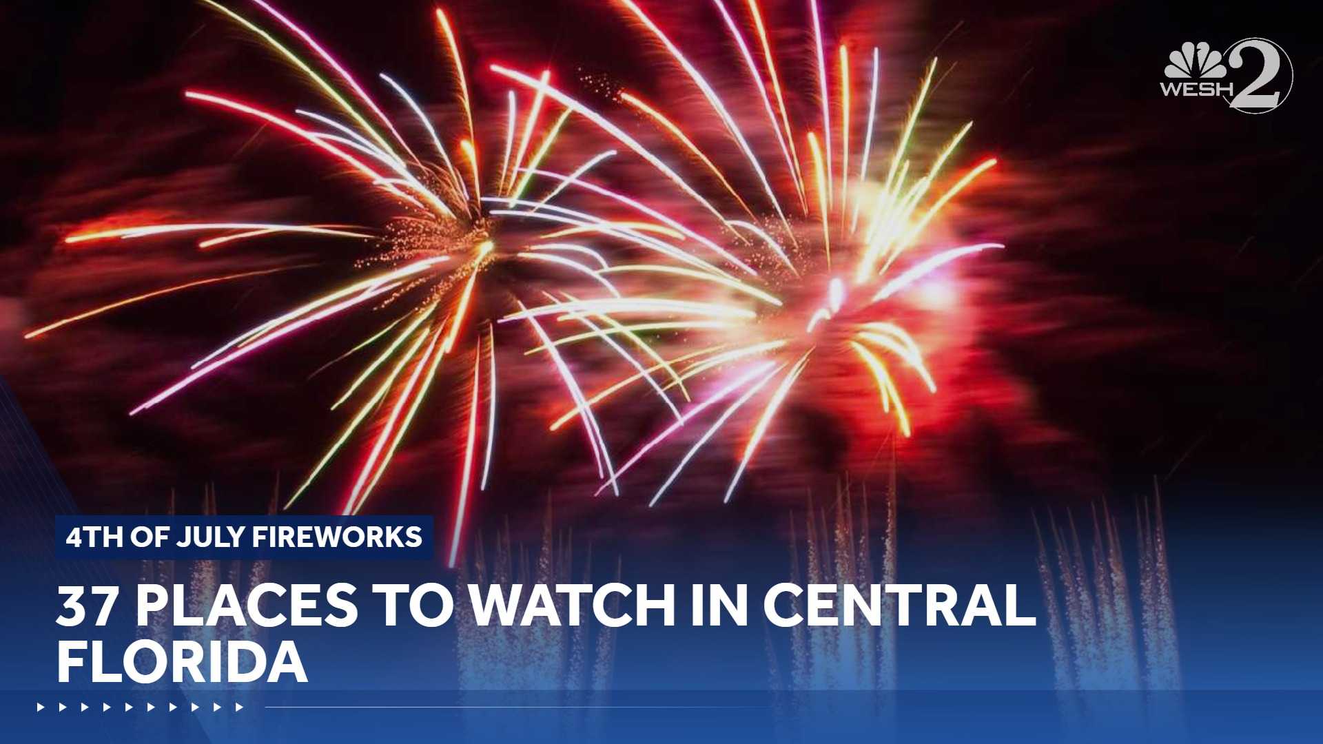 37 places to watch ﻿4th of July fireworks ﻿in Central Florida