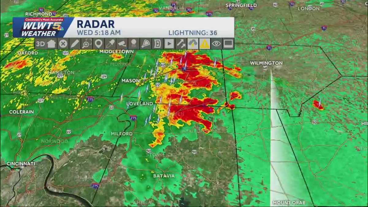 Impact day: Frequent rain, occasional thunder and lightning for most of Wednesday for Cincinnati