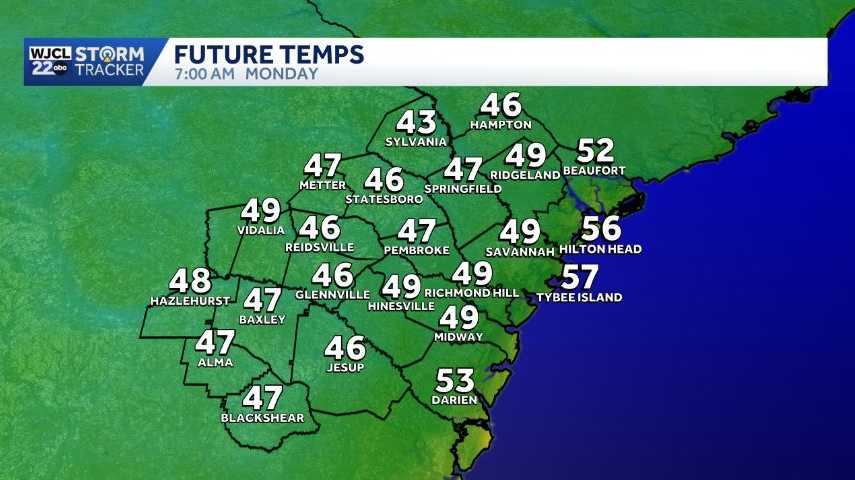 Sunshine and cooler temperatures in the forecast for Southeast Georgia ...