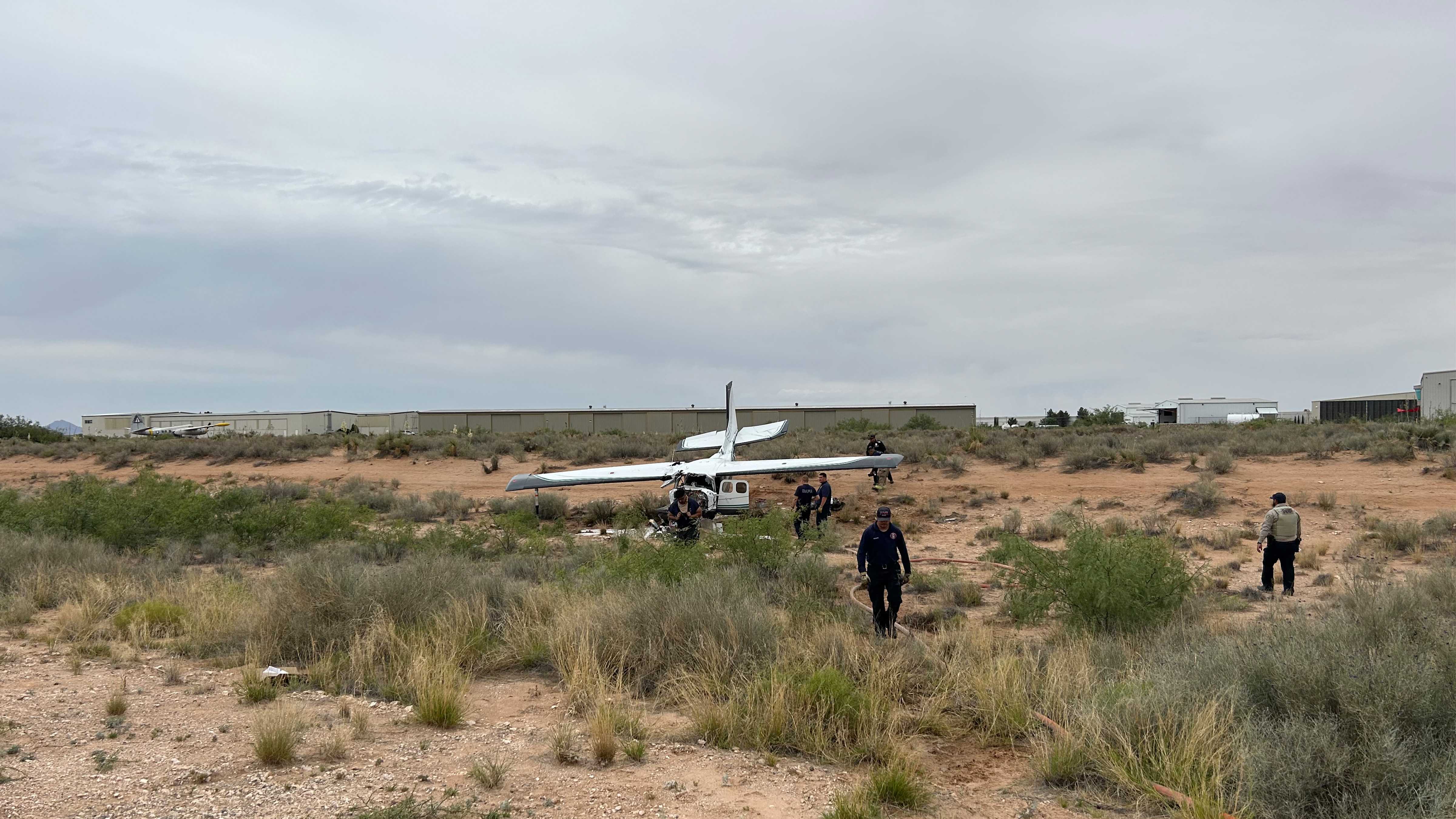 Three hospitalized after small plane crash in southern New Mexico
