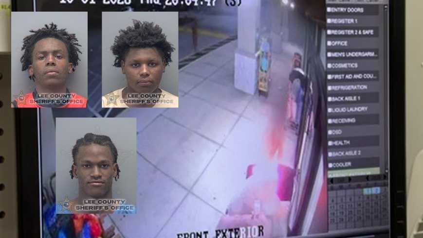 3 teens arrested after fireworks spark fire at Dollar General in North Fort Myers plaza