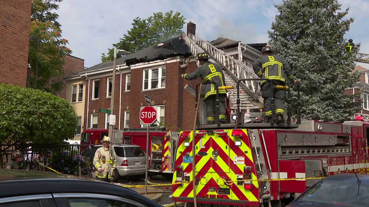 Roxbury fire, roof collapse displaces 11 residents, including 8 children