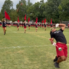 University of Oklahoma's Pride of Oklahoma band prepares for gameday in triple-digit heat