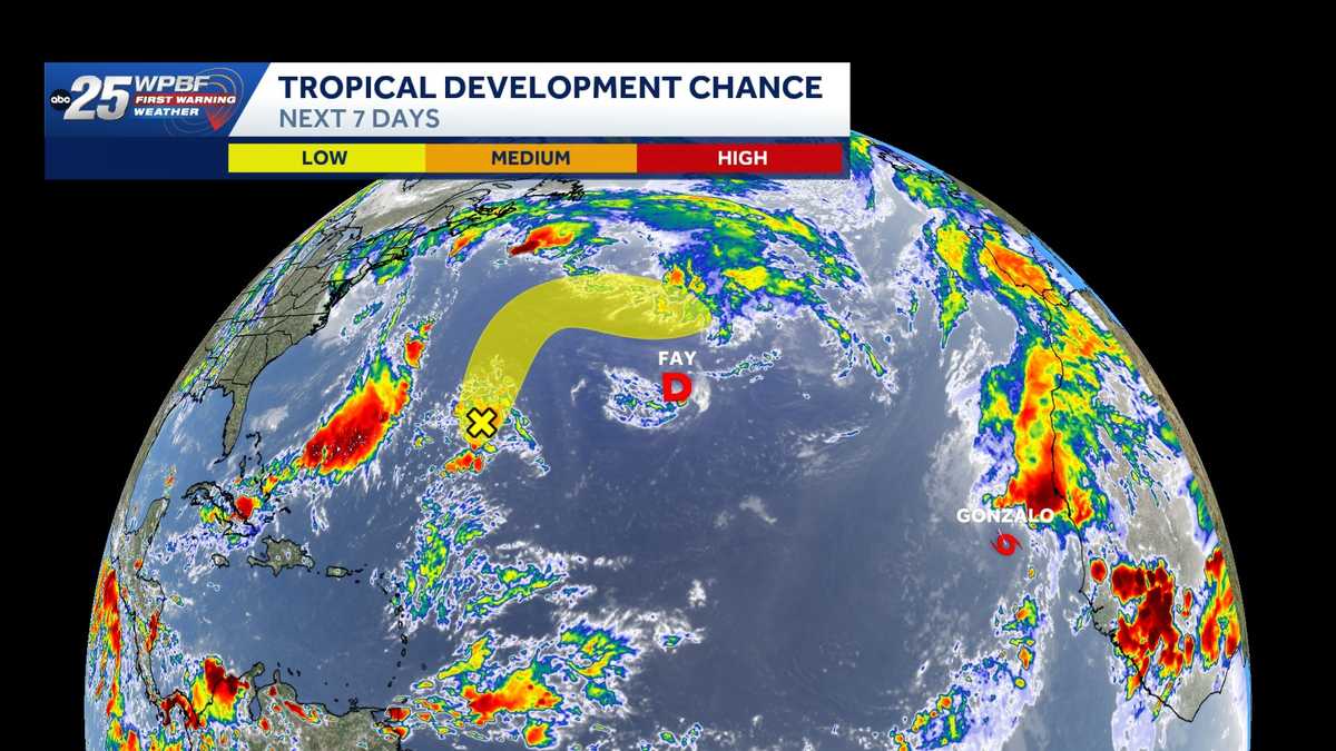 Third tropical system forms in the Atlantic