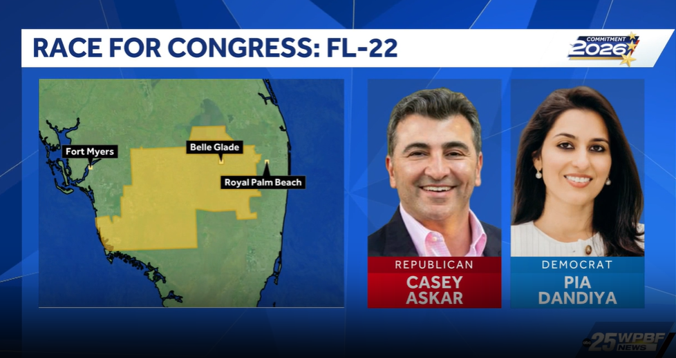 Candidates clash over key issues in Florida’s Congressional District 22 race