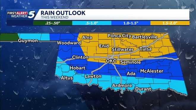TIMELINE: Oklahoma could see storms with hail and wind Monday