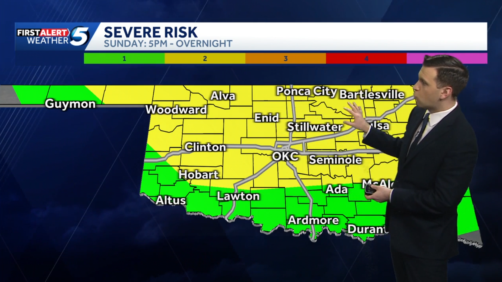 TIMELINE: Oklahoma faces high heat and severe weather risks this weekend