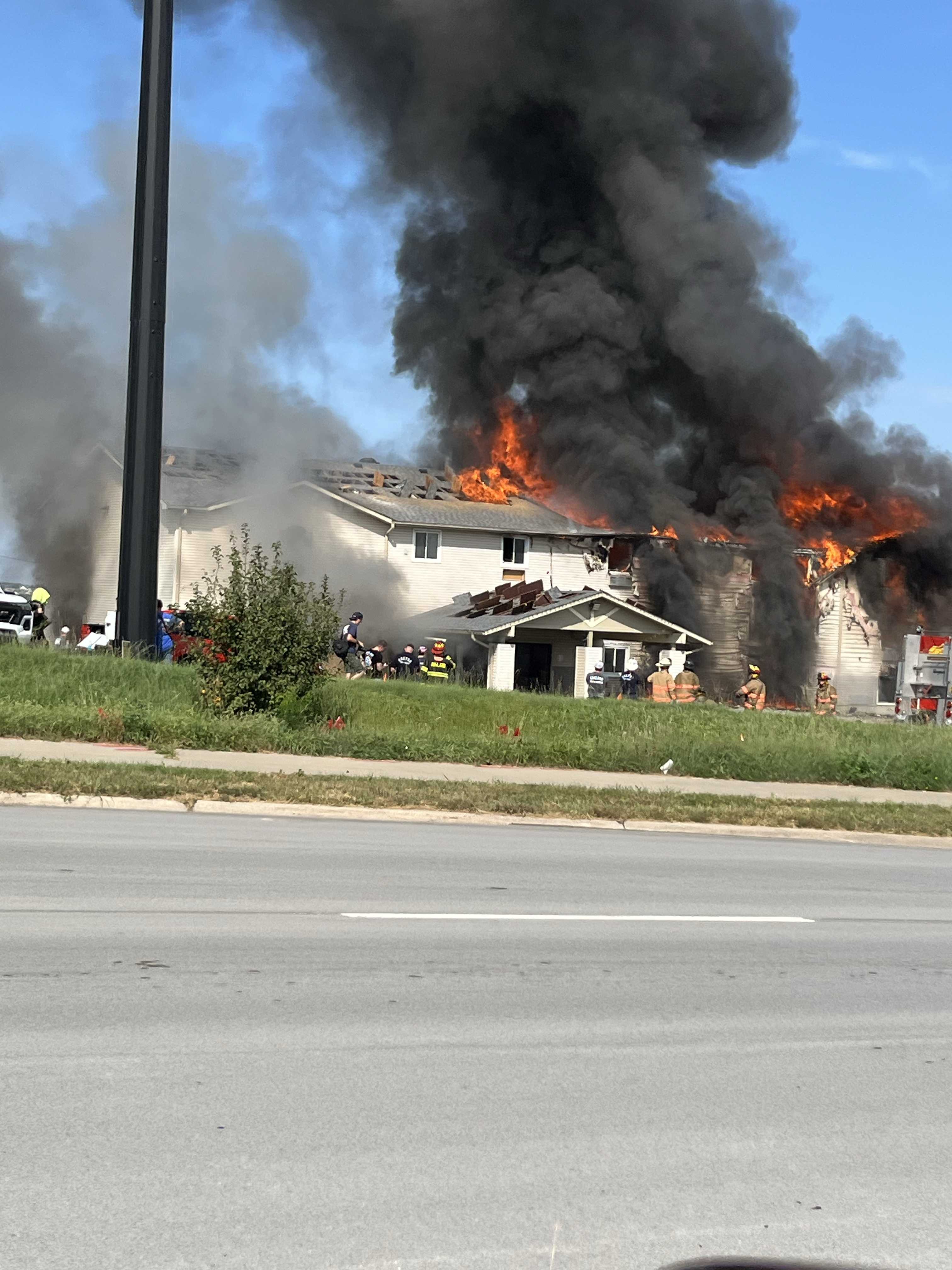 Gretna Fire Department conducts live-fire training exercise at former motel