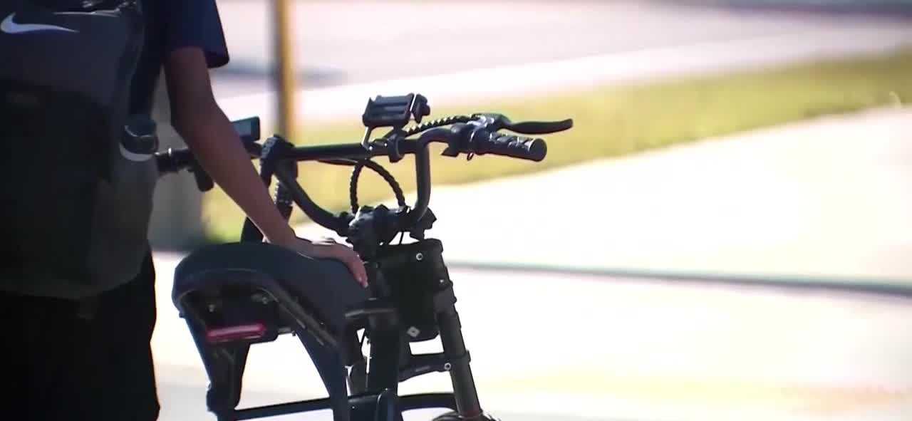 West Palm Beach police officer on e-bike injured after being struck by vehicle