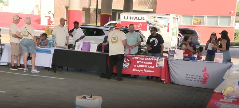Organizations gather at Hunter’s Field to promote voter registration and share community resources