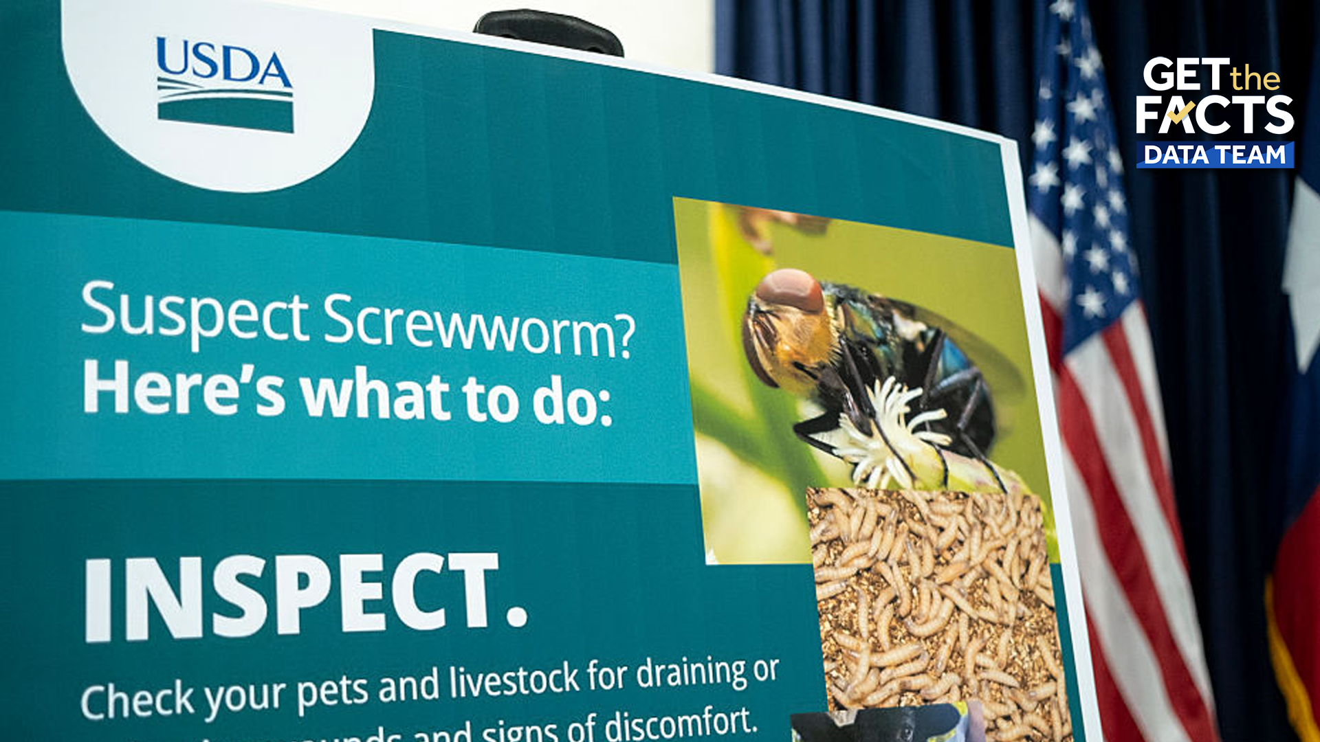 Tracker shows where flesh-eating screwworm cases were found