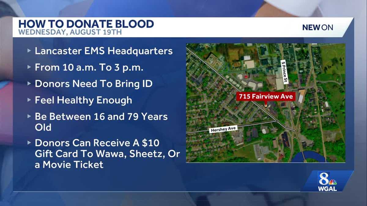 U.S. declares national blood supply crisis as donations drop