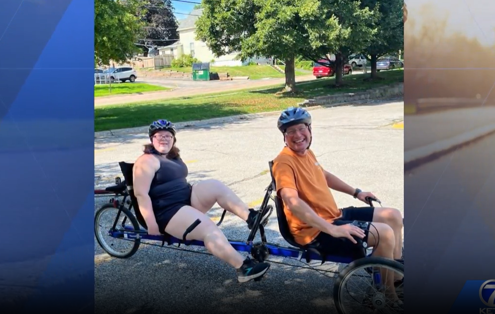 Outlook Enrichment hosts coffee bike ride for people who are blind or visually impaired