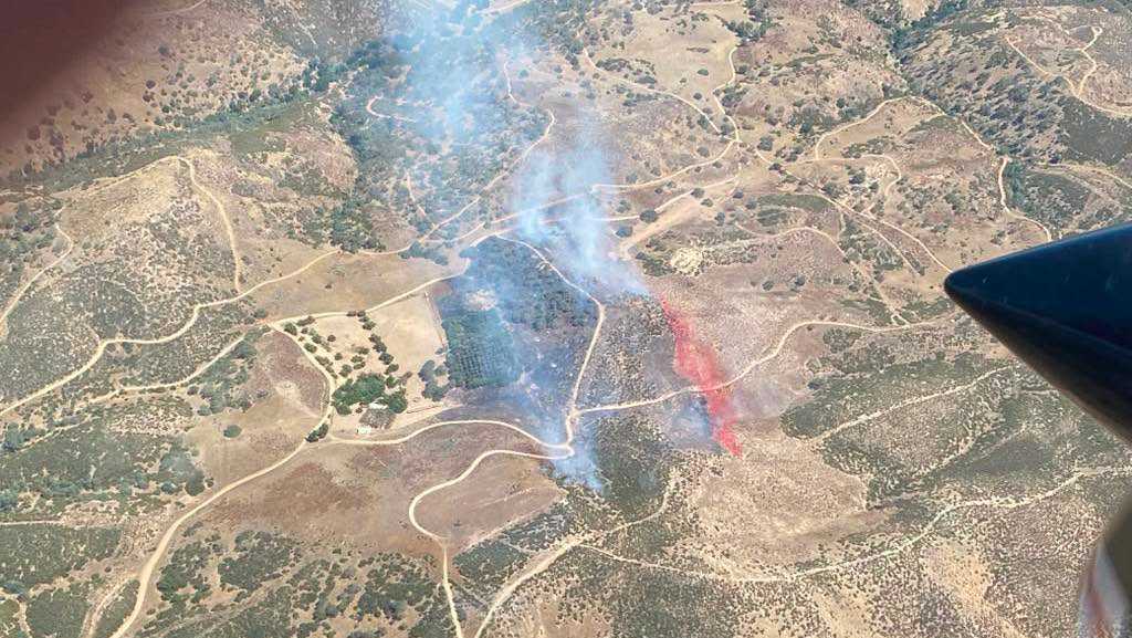 Forward progress stopped on grass fire in south Monterey County